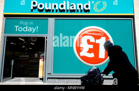 Poundland Store, England, UK Stockfoto