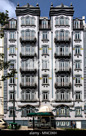 Fassade des Hotel Expo Astoria, Lissabon Stockfoto