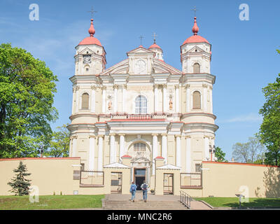 Kirche St. Peter und St. Paul, Vilnius, Litauen Stockfoto