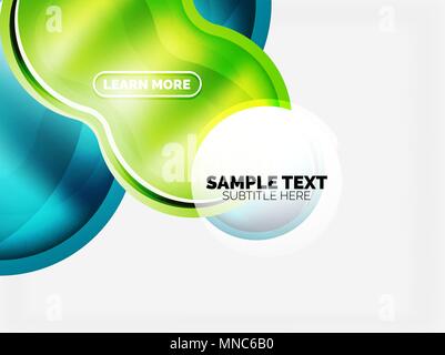 Glas oder Kunststoff hi-tech bubble Hintergrund. Glas oder Kunststoff hi-tech bubble Hintergrund. Vector Illustration Stock Vektor