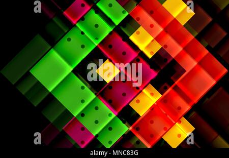 Farbe Pfeile auf schwarzen Hintergrund. Farbe Pfeile auf schwarzen Hintergrund. Vector Illustration Stock Vektor