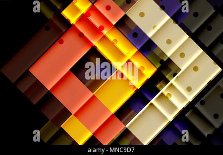 Farbe Pfeile auf schwarzen Hintergrund. Farbe Pfeile auf schwarzen Hintergrund. Vector Illustration Stock Vektor