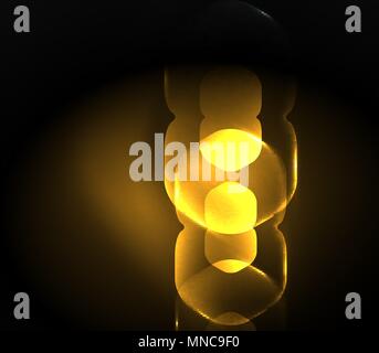 Verschwommen transparente Sechsecke auf dunklen, digitale Zusammenfassung Hintergrund. Verschwommen transparente Sechsecke auf dunklen, digitale Zusammenfassung Hintergrund. Hi-tech moderne Geschäfts- oder Technologie Hintergrund oder Präsentation Hintergrundbild Stock Vektor