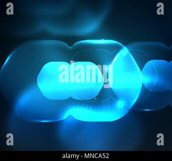 Verschwommen transparente Sechsecke auf dunklen, digitale Zusammenfassung Hintergrund. Verschwommen transparente Sechsecke auf dunklen, digitale Zusammenfassung Hintergrund. Hi-tech moderne Geschäfts- oder Technologie Hintergrund oder Präsentation Hintergrundbild Stock Vektor