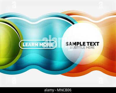 Glas oder Kunststoff hi-tech bubble Hintergrund. Glas oder Kunststoff hi-tech bubble Hintergrund. Vector Illustration Stock Vektor