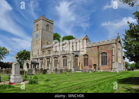 St Martin's Church, Fincham, Norfolk, England, Großbritannien Stockfoto