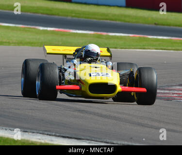 Adam Simmonds, Lola T142, Derek Bell Trophy, Formel 5000, Formel 2, Einzelsessel, 1967-1979, Donington historische Festspiele, 2018, Motor Racing, Moto Stockfoto