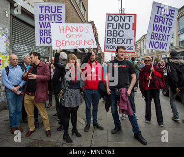 Ein Publikum von über 1000 Menschen nehmen an der nationalen Start der Kampagne für ein Volk auf der abschließenden Brexit beschäftigen, Electric Ballroom, Camden, London, UK. Mit: Atmosphäre, Wo: London, England, Vereinigtes Königreich, wenn: 15 Apr 2018 Credit: Wheatley/WANN Stockfoto