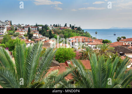 Blick über die Dächer der Altstadt Kaleici in Antalya. Türkei Stockfoto