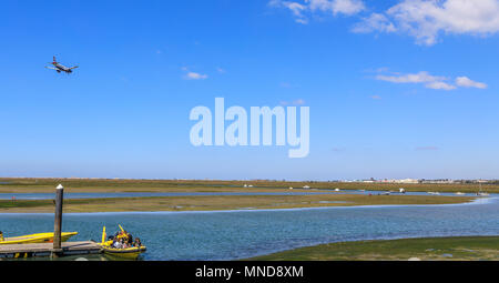 Nationalpark Ria Formosa, Faro, Portugal Stockfoto