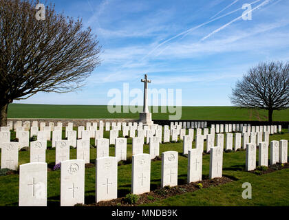 Prospect Hill CWGC Friedhof der Große Krieg Stockfoto