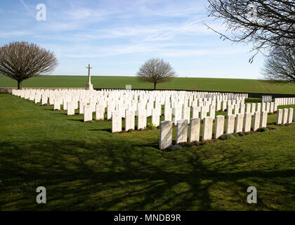 Prospect Hill CWGC Friedhof der Große Krieg Stockfoto