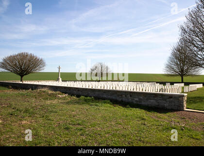 Prospect Hill CWGC Friedhof der Große Krieg Stockfoto