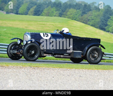 Jock MacKinnon, Bentley 3 Liter Tourer, Mad Jack, Sportwagen, Donington historische Festspiele, 2018, Rennsport, Motorsport, Motorsport, Nosta Stockfoto