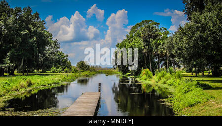 Marjorie Kinnan Rawlings Historic State Park in Hawthorne Florida Stockfoto