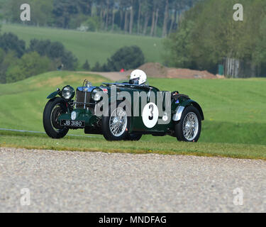 Teifion Salisbury, MG K3, Mad Jack, Sportwagen, Donington historische Festspiele, 2018, Rennsport, Motorsport, Motorsport, Nostalgie, racing, Stockfoto