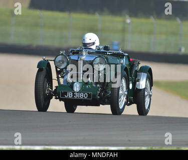 Teifion Salisbury, MG K3, Mad Jack, Sportwagen, Donington historische Festspiele, 2018, Rennsport, Motorsport, Motorsport, Nostalgie, racing, Stockfoto