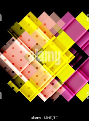 Farbe Pfeile auf schwarzen Hintergrund. Farbe Pfeile auf schwarzen Hintergrund. Vector Illustration Stock Vektor