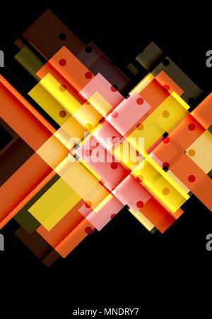 Farbe Pfeile auf schwarzen Hintergrund. Farbe Pfeile auf schwarzen Hintergrund. Vector Illustration Stock Vektor