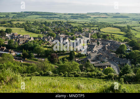 Corfe Castle-Dorset-England Stockfoto