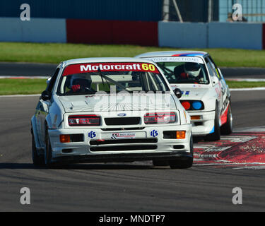 Mark Wright, Ford Sierra RS 500, Super Touring Car Challenge, 1970-2005 Tourenwagen, Donington historische Festspiele, 2018, Rennsport, Motorsport, Mot Stockfoto