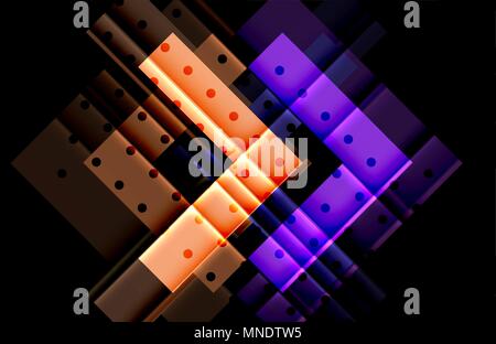 Farbe Pfeile auf schwarzen Hintergrund. Farbe Pfeile auf schwarzen Hintergrund. Vector Illustration Stock Vektor