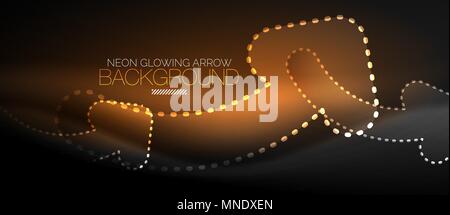 Neon techno Pfeil, digitale Zusammenfassung Hintergrund. Neon techno Pfeil, digitalen Vektor Zusammenfassung Hintergrund Stock Vektor