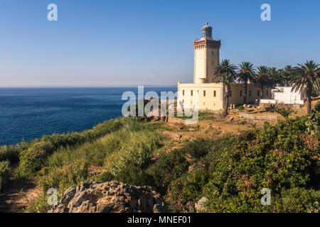 Kap Spartel, Landzunge am Eingang der Straße von Gibraltar, 12 km westlich von Tanger, Marokko. Stockfoto