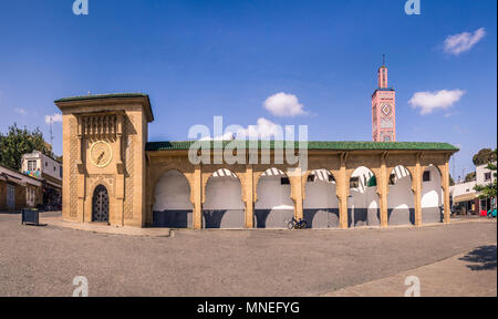 Die Sidi Bou Abib Moschee in Tanger, Norden von Marokko Stockfoto