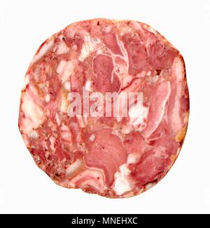 La Coppa di Testa (Terrine, Italien) Stockfoto