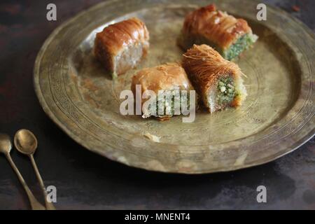 Baklawa Stockfoto