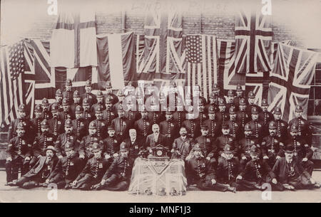 Vintage Foto des "Y" Polizei Abteilung der Londoner Polizei im Jahr 1905 Stockfoto