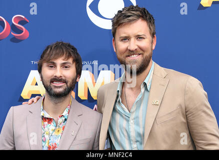 Der 53 Akademie der Country Music Awards im MGM Grand Garden Arena in Las Vegas Sonntag, 15 April, 2018 Mit: Lady Antebellum, Dave Haywood, Charles Kelley Wo: Las Vegas, Nevada, United States Wenn: 15 Apr 2018 Credit: Judy Eddy/WENN.com Stockfoto