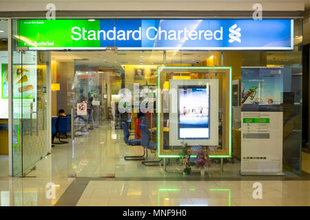 Bangkok, Thailand - 29. Januar 2017: der Standard Chartered Bank in Central World Department Store. Stockfoto