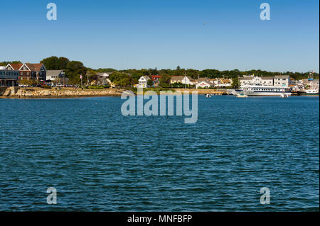 Plymouth, Massachusetts, USA - 13. September 2016: Plymouth Massachusetts Hafen eine historische Stadt auf Cape Cod. Wo die Pilger beschlossen zu vereinbaren Stockfoto