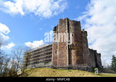 Doune Castle, Schottland. In Monty Python und der Heilige Gral Empfohlene Stockfoto