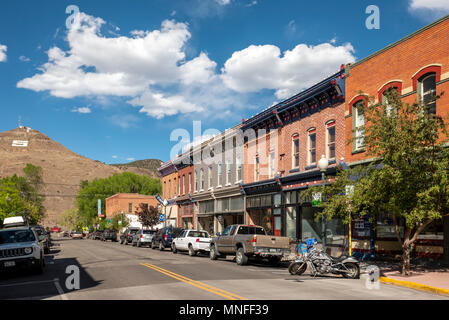 Historische Innenstadt, kleiner Berg Stadt Salida, Colorado, USA Stockfoto