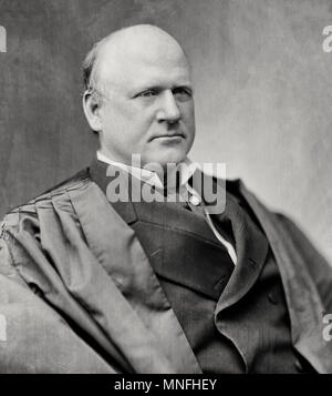 Richter John Marshall Harlan, Supreme Court, die als der 'Große Abweichler' für seine feurigen Dissens in Plessy und anderen frühen bürgerlichen Rechte Fällen bekannt. Um 1870 Stockfoto