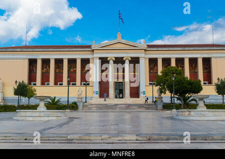 Nationalen und Kapodistrias-Universität Athen. Die älteste Hochschule des modernen griechischen Staates Stockfoto