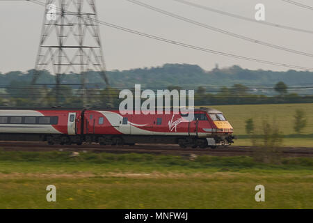 Jungfrau Bahn überschrift in London Stockfoto