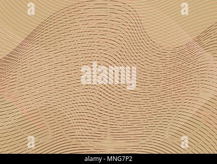 Abstrakte Thema Hintergrund mit wellenförmigen Elementen. Vector Illustration. Stock Vektor