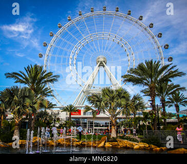 Symbol Auge Ferris Riesenrad Orlando International Drive Central Florida Attraktion Stockfoto