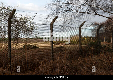 Ehemalige USAF Woodbridge, Suffolk, Großbritannien. Stockfoto