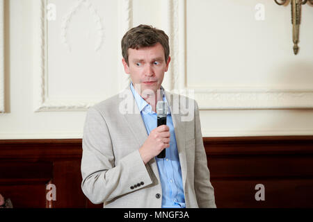 Markieren Forsyth an der Oldie literarische Mittagessen 15/05/18. Stockfoto