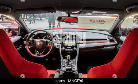 Innenraum Des Honda Civic Type R Stockfoto Bild 13247952