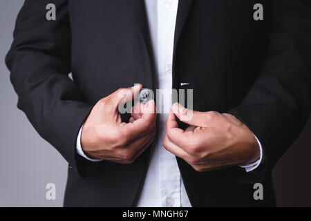 Geschäftsmann, ankleiden Stockfoto