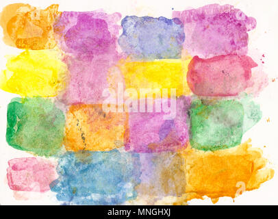 Hand gezeichnet Aquarell Hintergrund Stockfoto