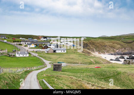 Durness Dorf an der Nordküste 500 Km Route in Schottland, Großbritannien Stockfoto