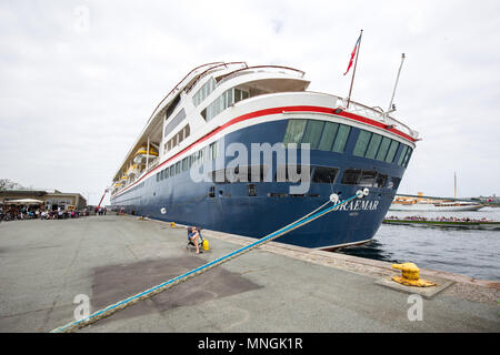 Kreuzfahrtschiff MS Braemar in Kopenhagen Stockfoto