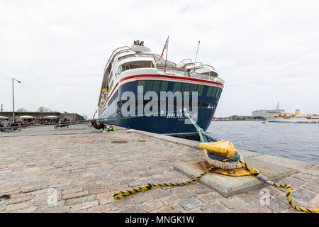 Kreuzfahrtschiff MS Braemar in Kopenhagen Stockfoto